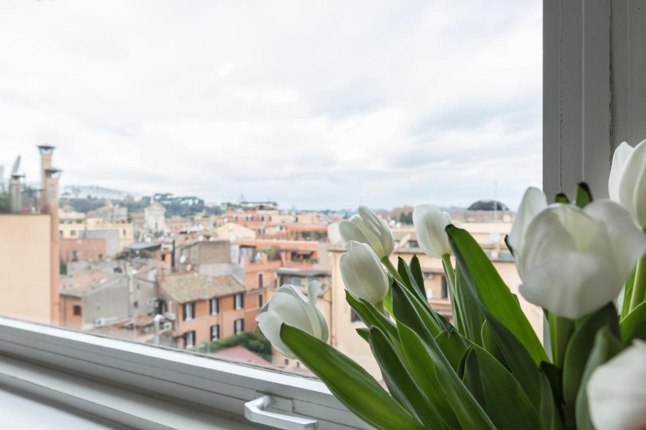 Amazing Penthouse With Private Terrace In Trastevere โรม ภายนอก รูปภาพ